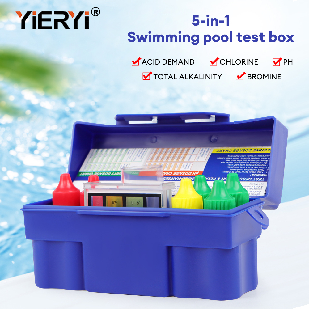 Marine Aquarium Water Test Kit - Yieryi Kit de Test 5 voies
