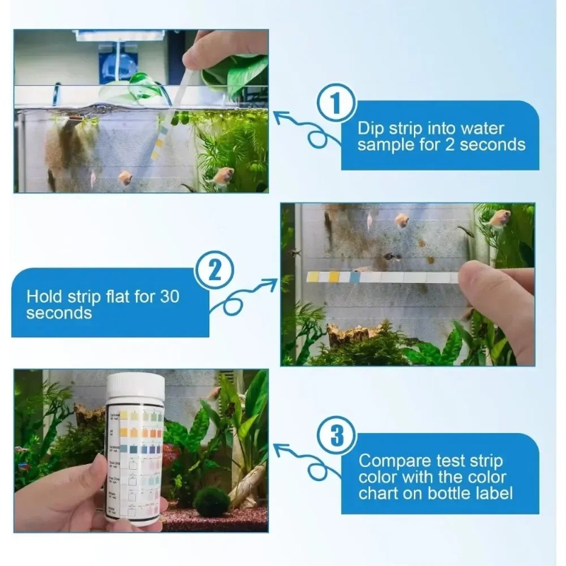 Bandelettes de test pH pour aq - Marine Aquarium Water Test Kit avis et prix