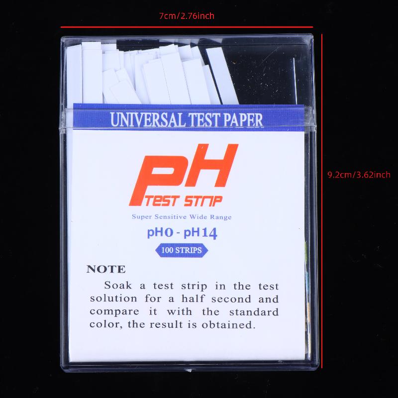 100 Bandelettes de Test de pH  - Marine Aquarium Water Test Kit avis et prix