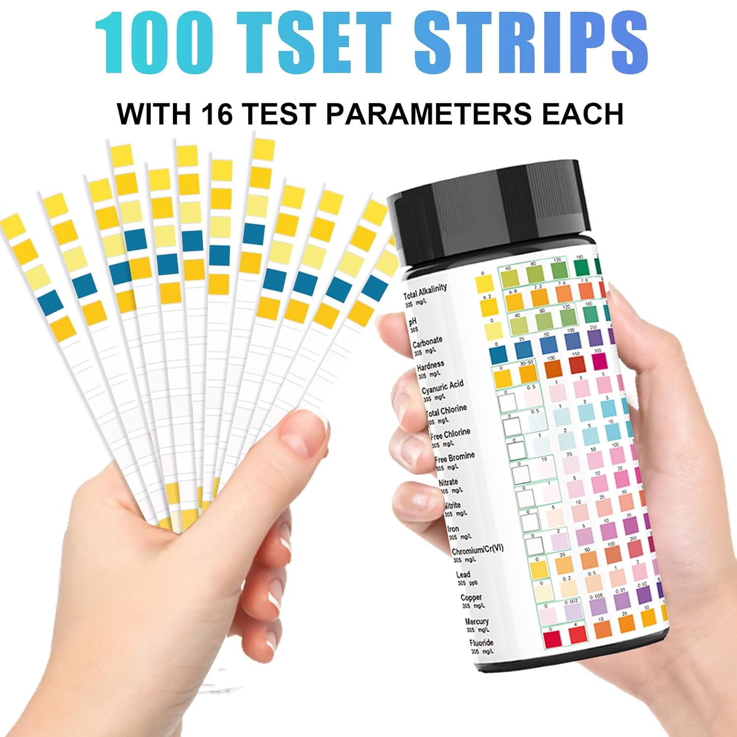 Kit de 100 bandelettes de test - Marine Aquarium Water Test Kit avis et prix