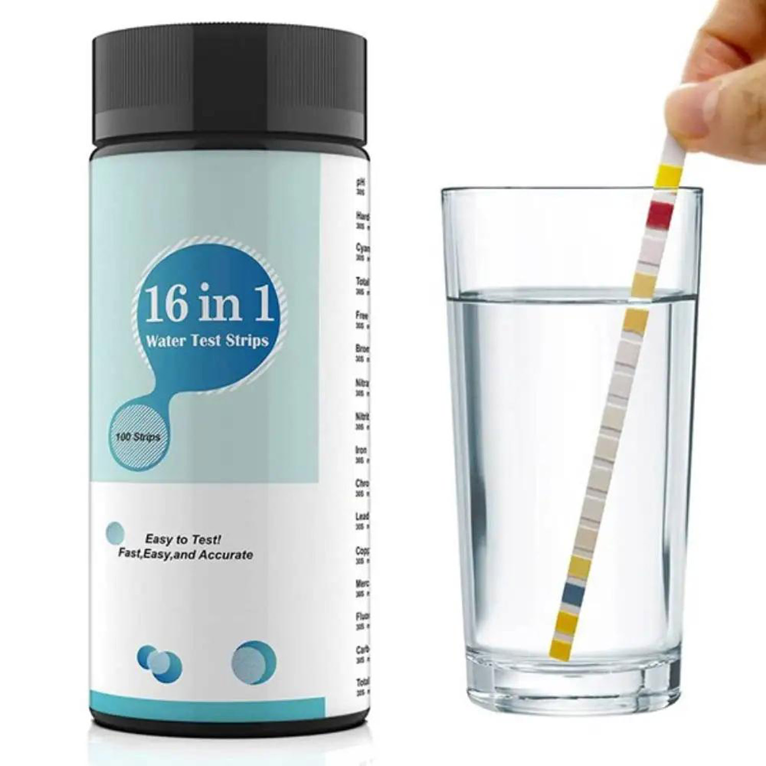 Kit de 100 bandelettes de test - Marine Aquarium Water Test Kit avis et prix