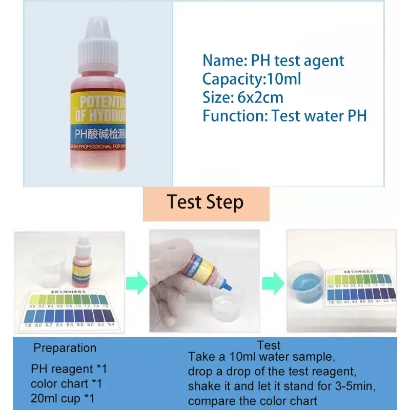PH NH4 NO2 NO3 GH CI H2S DO vé - Marine Aquarium Water Test Kit avis et prix